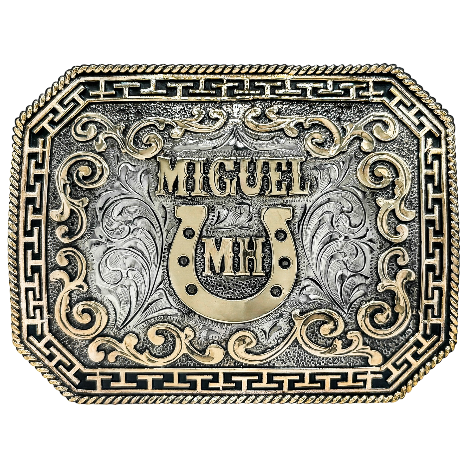 Hebilla Herradura de Oro